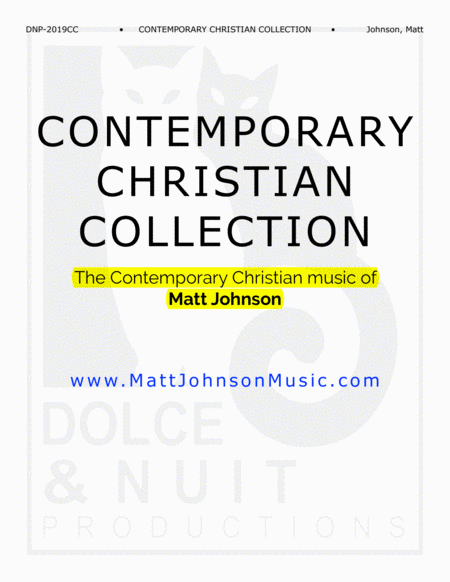 Contemporary Christian Collection The Contemporary Christian Music Of Matt Johnson Sheet Music