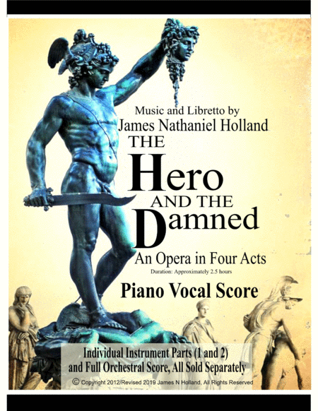 Contemporary Opera The Hero And The Damned The Story Of Perseus And Medusa Piano Vocal Score Sheet Music