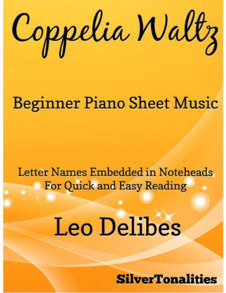 Free Sheet Music Coppelia Waltz Beginner Piano Sheet Music