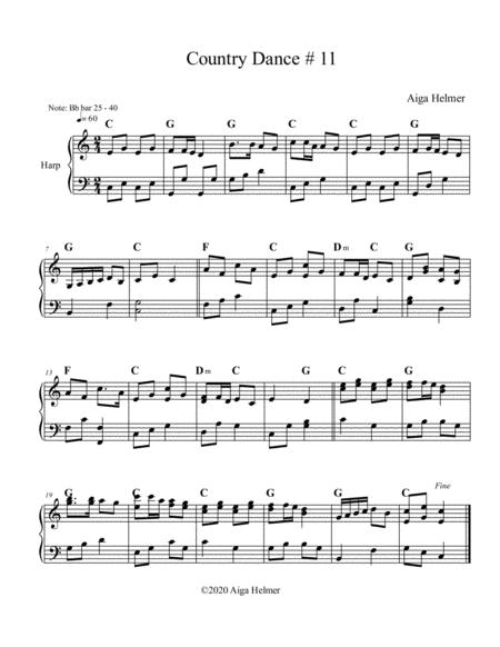 Free Sheet Music Country Dance 11