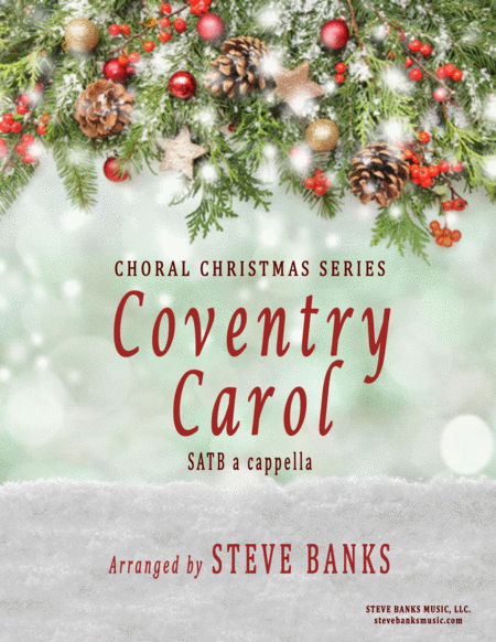 Free Sheet Music Coventry Carol Choral