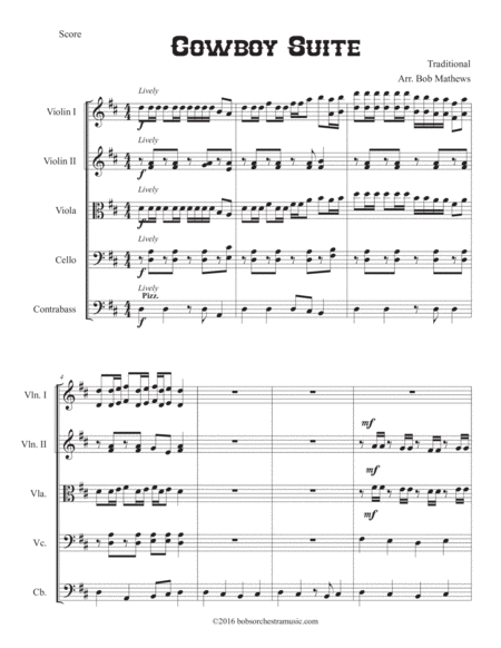 Cowboy Suite Sheet Music