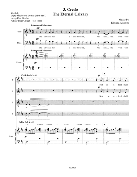 Credo The Eternal Calvary Sheet Music