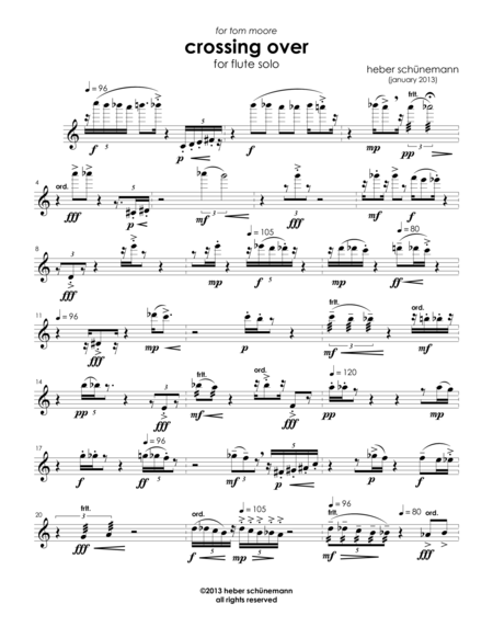 Crossing Over Sheet Music