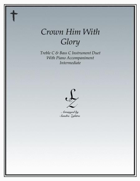 Crown Him With Glory Treble Bass C Instrument Duet Sheet Music