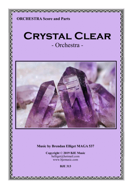 Crystal Clear Orchestra Score And Parts Pdf Sheet Music