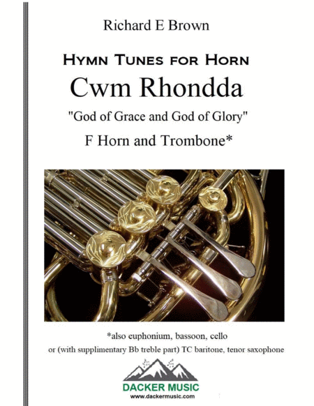 Cwm Rhondda God Of Grace And God Of Glory Sheet Music