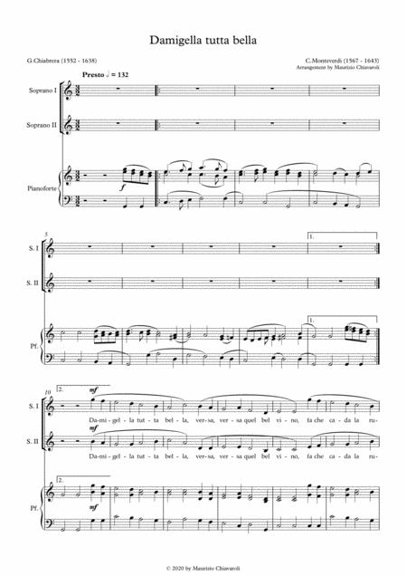 Damigella Tutta Bella Sheet Music