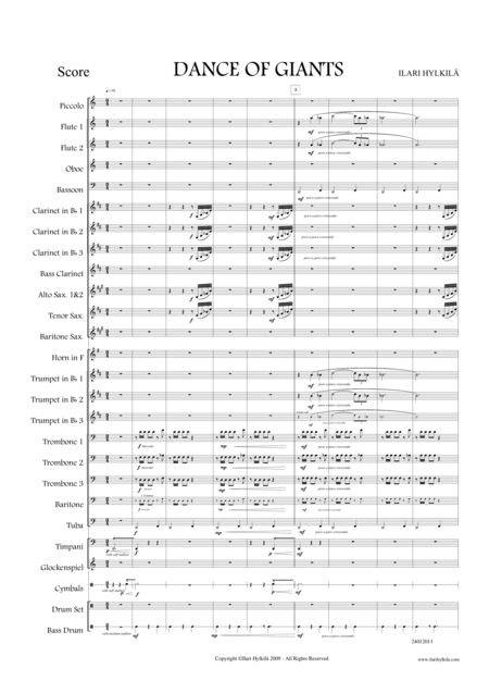 Dance Of Giants For Concert Band Sheet Music