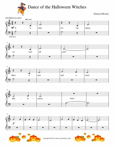 Dance Of The Halloween Witches Sheet Music