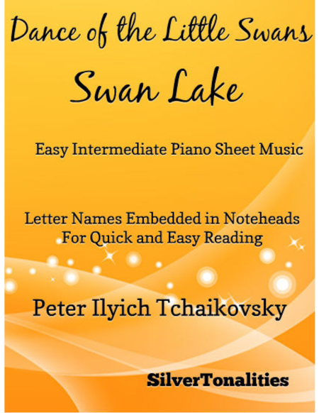 Free Sheet Music Dance Of The Little Swans Easy Intermediate Piano Sheet Music