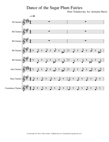 Dance Of The Sugar Plum Fairies Sheet Music