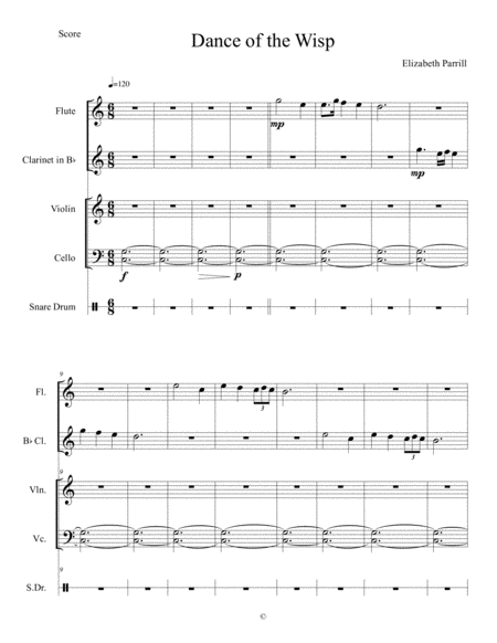 Dance Of The Wisp Sheet Music