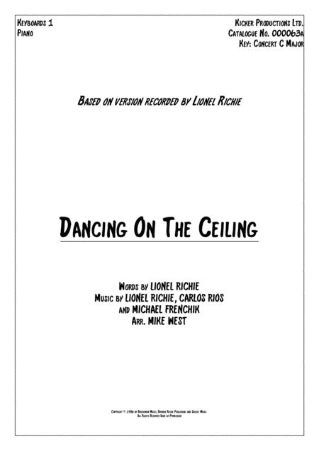 Dancing On The Ceiling Keyboards 1 Sheet Music