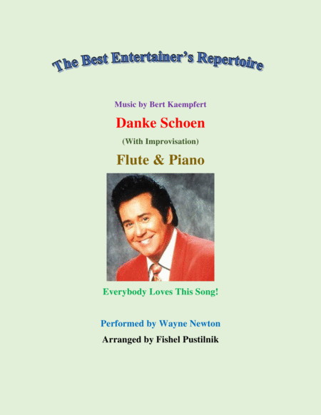 Free Sheet Music Danke Schoen For Flute And Piano With Improvisation Video