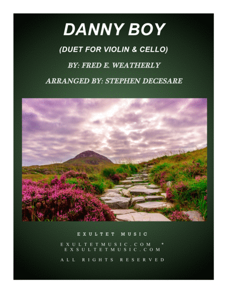 Free Sheet Music Danny Boy Duet For Violin Cello