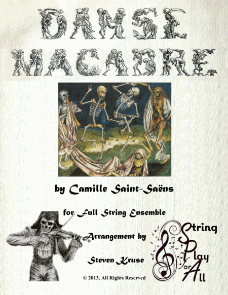 Danse Macabre For Multi Level String Orchestra Sheet Music