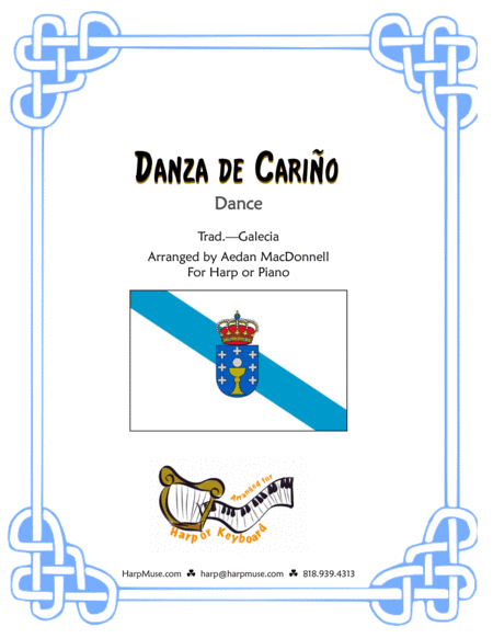 Free Sheet Music Danza De Carino Traditional Dance Tune From Galicia