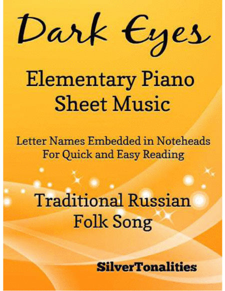 Dark Eyes Elementary Piano Sheet Music Sheet Music