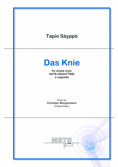 Free Sheet Music Das Knie The Knee For Mixed Choir Satb Ssaattbb