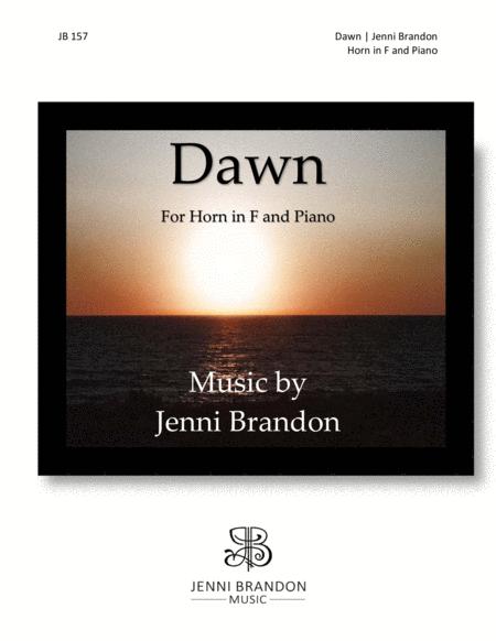 Dawn For Horn In F And Piano Sheet Music