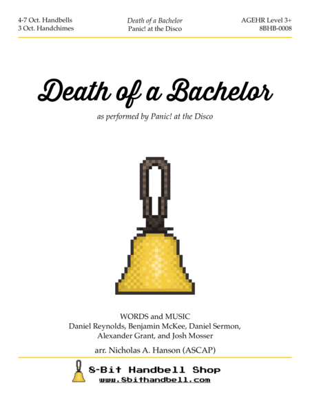 Death Of A Bachelor 4 7 Octaves Sheet Music