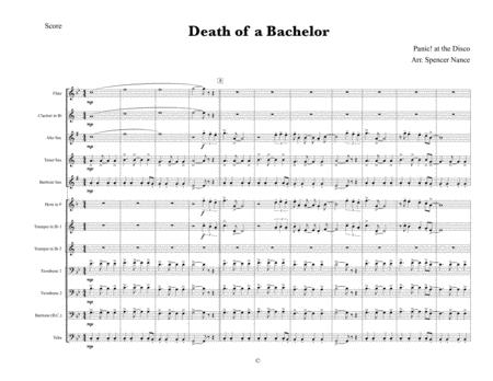 Free Sheet Music Death Of A Bachelor Pep Band