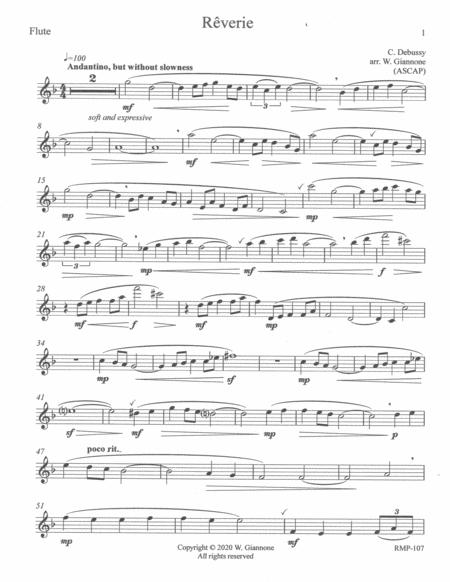 Debussy Reverie Sheet Music