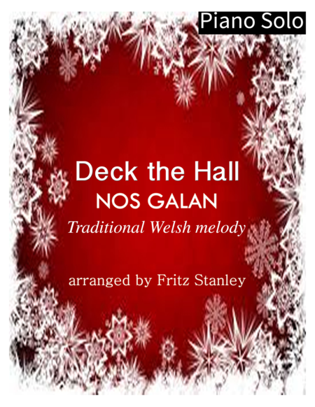 Deck The Hall Solo Piano Sheet Music