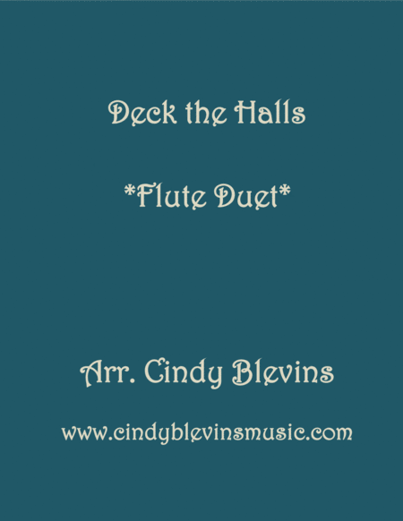 Deck The Halls For Flute Duet Sheet Music