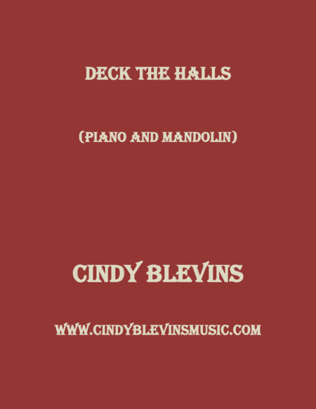 Deck The Halls For Piano And Mandolin Sheet Music