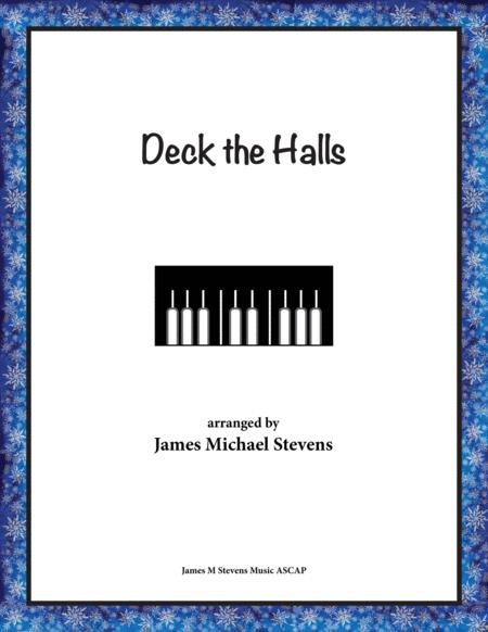 Free Sheet Music Deck The Halls Quiet Christmas Piano Nos Galan