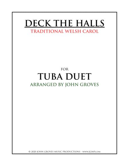 Deck The Halls Tuba Duet Sheet Music