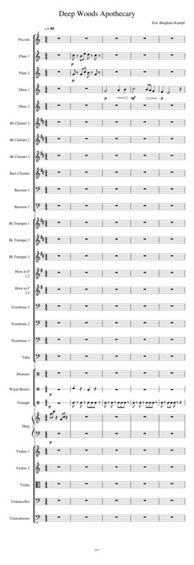 Deep Woods Apothecary Sheet Music