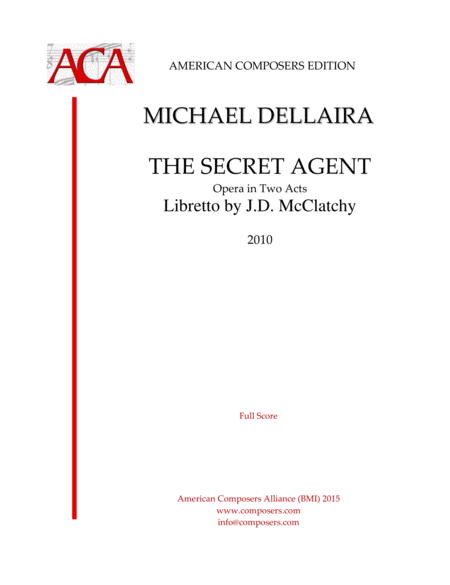 Dellaira The Secret Agent Sheet Music