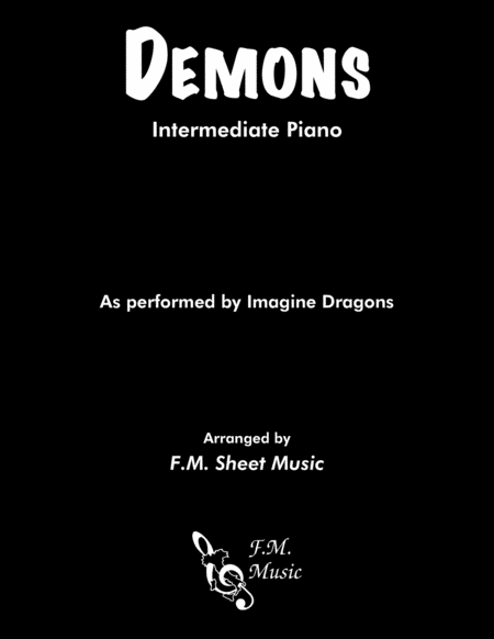 Free Sheet Music Demons Intermediate Piano