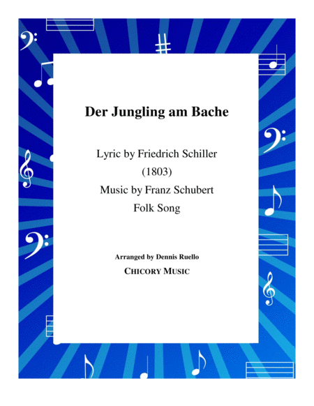 Free Sheet Music Der Jungling Am Bache German Band Oktoberfest