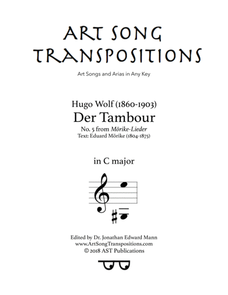 Free Sheet Music Der Tambour C Major