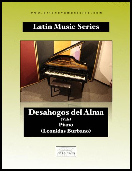 Desahogos Del Alma Vals For Piano Music From Latin America Sheet Music