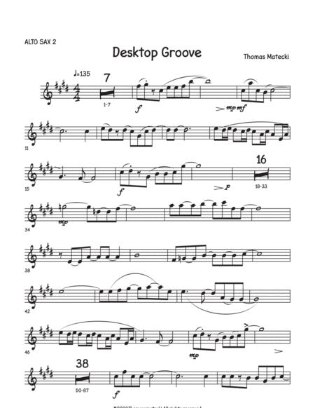 Desktop Grove For Big Band Alto 2 Sheet Music