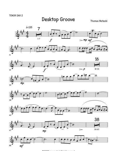 Desktop Grove For Big Band Tenor 2 Sheet Music