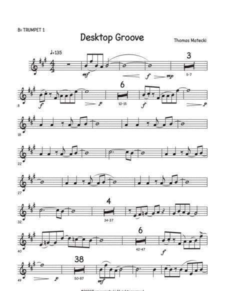 Free Sheet Music Desktop Grove For Big Band Trumpet 1