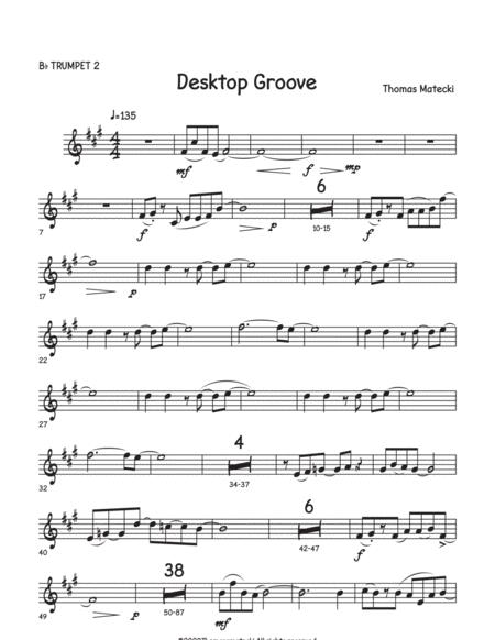 Desktop Grove For Big Band Trumpet 2 Sheet Music