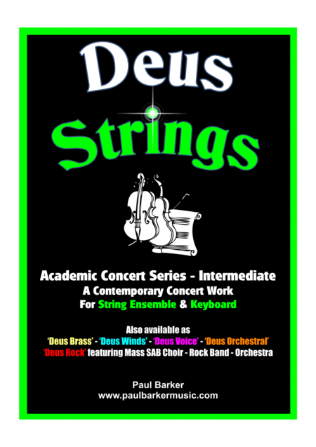 Deus Strings Score Parts Sheet Music