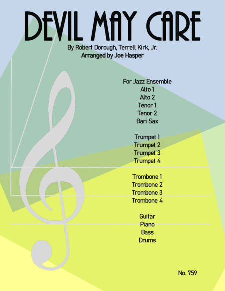 Devil May Care Jazz Ensemble 5 4 4 4 Sheet Music