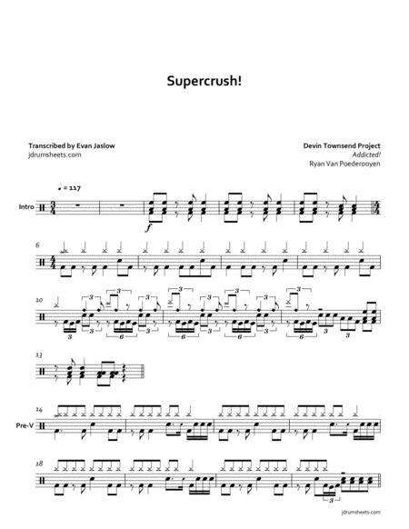 Devin Townsend Project Supercrush Sheet Music