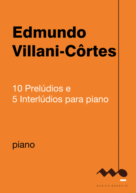 Dez Preldios E Cinco Interldios Para Piano Sheet Music