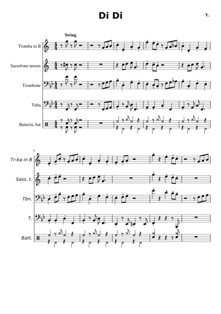 Di Di Sheet Music