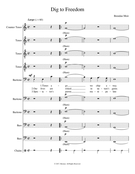 Dig To Freedom Sheet Music