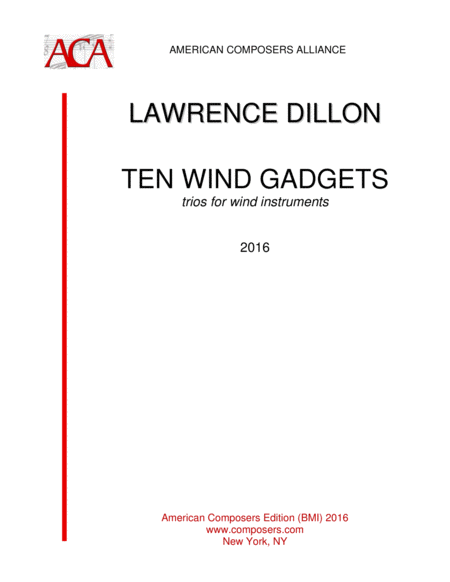 Free Sheet Music Dillon Ten Wind Gadgets